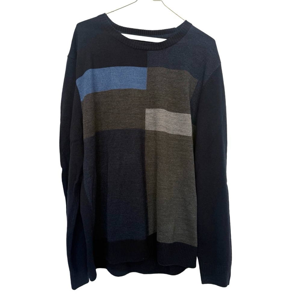 HAGGAR Men's Color Block Sweater